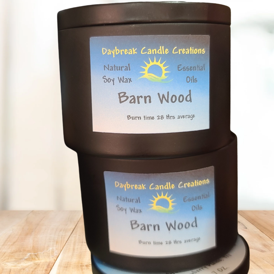 Barn Wood Candle